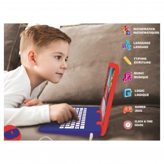 Dvojjazyčný FR-EN vzdělávací notebook Spider-Man