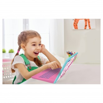 Dvojjazyčný FR-EN vzdělávací notebook Jednorožec