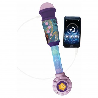 Svítící trendy mikrofon Disney Přání s melodiemi