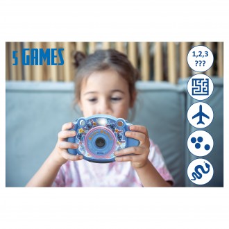 HD kamera a fotoaparát v jednom s SD kartou Disney Stitch