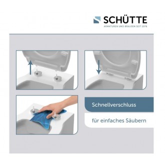 Schütte WHITE WAVE | Duroplast HG, Soft Close