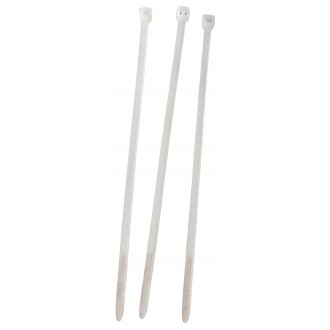 Páska vázací 400x4,8 mm - bílá (50 ks)