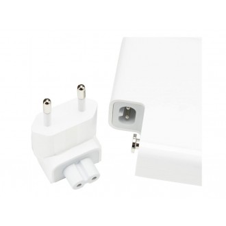 DeTech Napájecí adaptér pro notebooky USB-C 96W - EU zástrčka + kabel