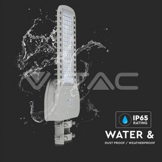 V-TAC LED pouliční světlo SAMSUNG Chip 100W Slim 6500K 135 lm/W-Šedé 21961