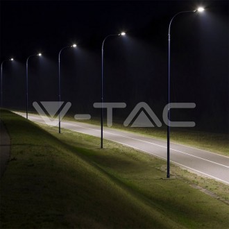 V-TAC LED pouliční světlo SAMSUNG Chip 100W Slim 6500K 135 lm/W-Šedé 21961