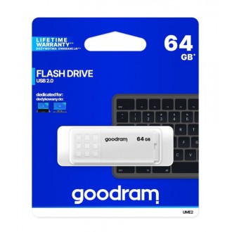 GOODRAM UME2 WHITE USB 2.0 64GB
