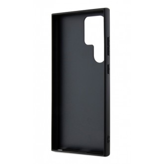 Guess PU Leather 4G Triangle Metal Logo Zadní Kryt pro Samsung Galaxy