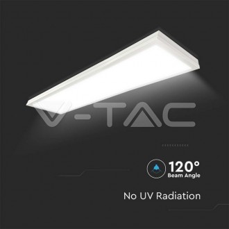 V-TAC LED PANEL 36W 120x30cm IP20 VT-12030 obdélníkový bílí Barevná teplota (К): Denní bílá 4000K VT-12030