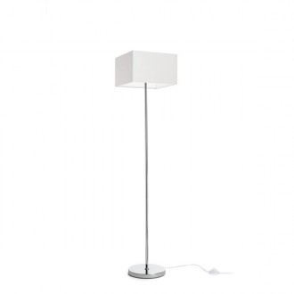 NYC/TEMPO 30/19 stojanová  Polycotton bílá/chrom 230V LED E27 15W