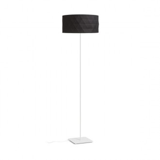 CORTINA/JAKARANDA stojanová černá/bílá textil/kov 230V LED E27 15W