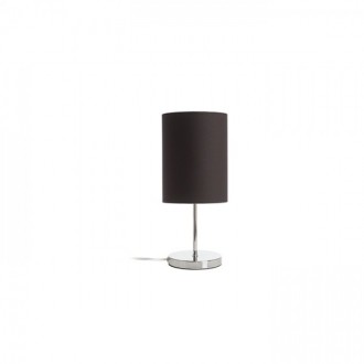 NYC/RON 15/20 stolní  Polycotton černá/chrom 230V LED E27 15W