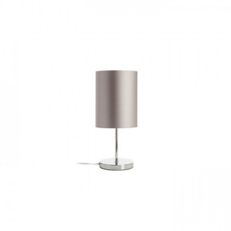 NYC/RON 15/20 stolní  Monaco petrolejová/stříbrné PVC/nikl 230V LED E27 15W