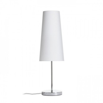 NYC/CONNY 15/30 stolní  Polycotton bílá/nikl 230V LED E27 11W
