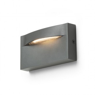 BOBO RC nástěnná antracitová 230V LED 8W IP65 3000K