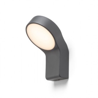 ELIA nástěnná antracitová 230V LED 9W IP44 3000K