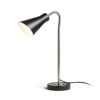 ANIKA stolní matná černá matný nikl 230V LED E27 15W