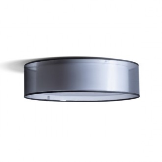 OTIS 60 stropní transparentní černá/bílá  230V LED E27 4x15W