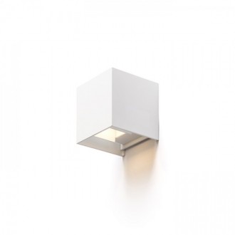 TITO SQ DIMM nástěnná bílá 230V LED 2x3W IP65 3000K