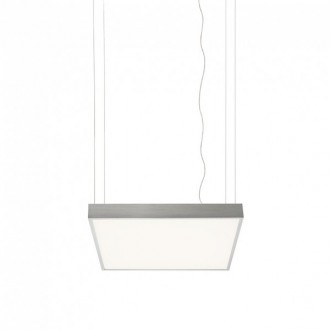 STRUCTURAL LED 55x55 závěsná  česaný hliník 230V LED 48W  3000K