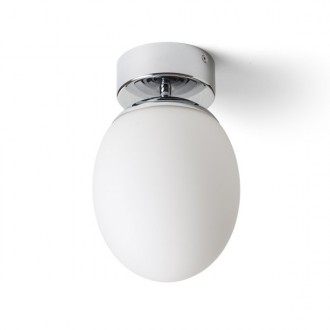 MERINGUE 16 stropní  opálové sklo/chrom 230V LED E27 15W IP44