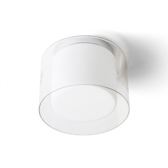 VENICE 23 stropní  čiré sklo/opálové sklo/chrom 230V LED E27 11W IP44