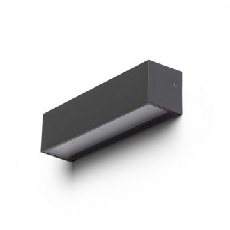 CAMARGUE nástěnná antracitová satinované sklo 230V LED 6W IP65 3000K