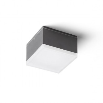 ORIN SQ stropní antracitová satinovaný akryl 230V LED 10W IP54 3000K