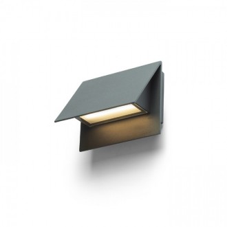 GERI nástěnná antracitová 230V LED 5W IP54 3000K