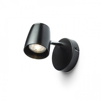 JOLI I nástěnná černá 230V LED GU10 10W