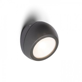SIV přisazená antracitová 230V LED 6W 120° IP54 3000K