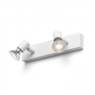TRICA II nástěnná bílá 230V GU10 2x25W