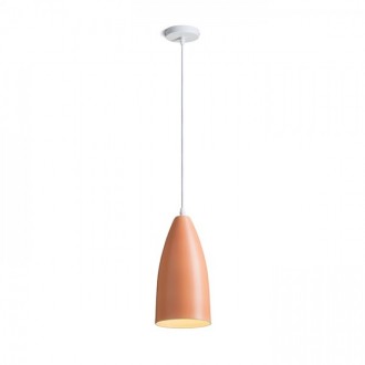 TUTTI závěsná oranžová keramika 230V LED E27 15W