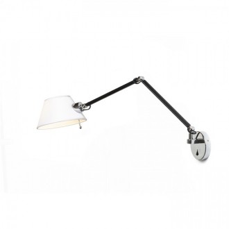 MONTANA nástěnná bílá/černá chrom 230V LED E27 11W