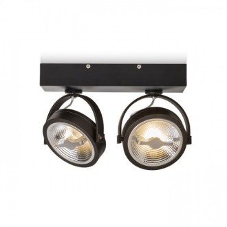 KELLY LED II DIMM nástěnná černá 230V LED 2x12W 24° 3000K