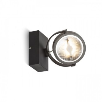 KELLY LED I DIMM nástěnná černá 230V LED 12W 24° 3000K