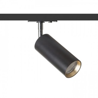 MAVRO pro jednookr. lištu černá/zlatá 230V LED 12W 38° 3000K
