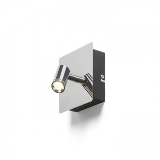 TIARA nástěnná chrom 230V LED 2x3W 25° 3000K