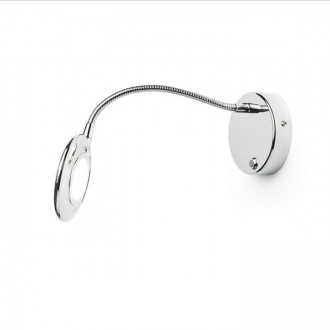FLAP nástěnná chrom 230V LED 4.2W 120° 3000K