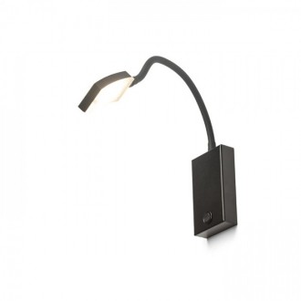 FRISCO W nástěnná černá 230V LED 4.2W 120° 3000K