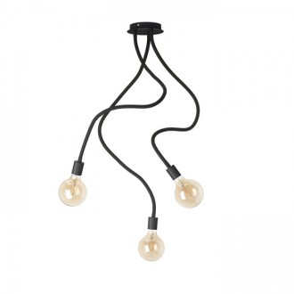 LOYD E27 III závěsná černá  230V LED E27 3x15W