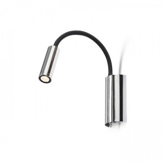 SHOW nástěnná černá chrom 230V LED 3W 3000K