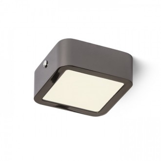 HUE SQ 9 stropní černý chrom 230V LED 6W 3000K