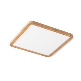 HUE SQ 17 zápustná dekor buk 230V LED 18W 3000K