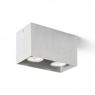 AGATE II stropní česaný hliník 230V GU10 2x35W
