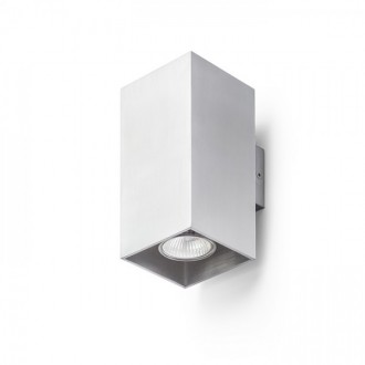 AGATE II nástěnná česaný hliník 230V GU10 2x35W