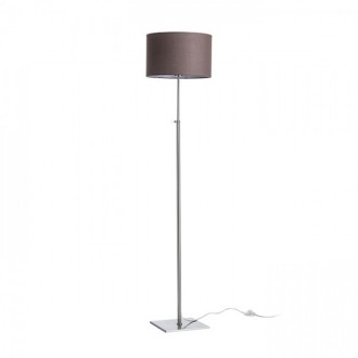 EDIKA stojanová hnědá matný nikl 230V LED E27 15W