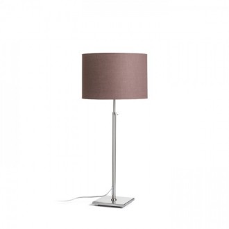 EDIKA stolní hnědá matný nikl 230V LED E27 15W