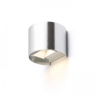 TITO R nástěnná česaný hliník 230V LED 6W IP54 3000K