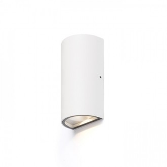 MIDZACK nástěnná bílá 230V LED 2x3W IP54 3000K