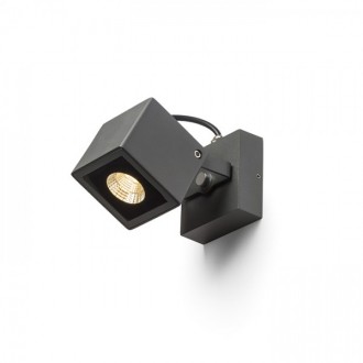 BORA nástěnná antracitová 230V LED 6W 44° IP54 3000K